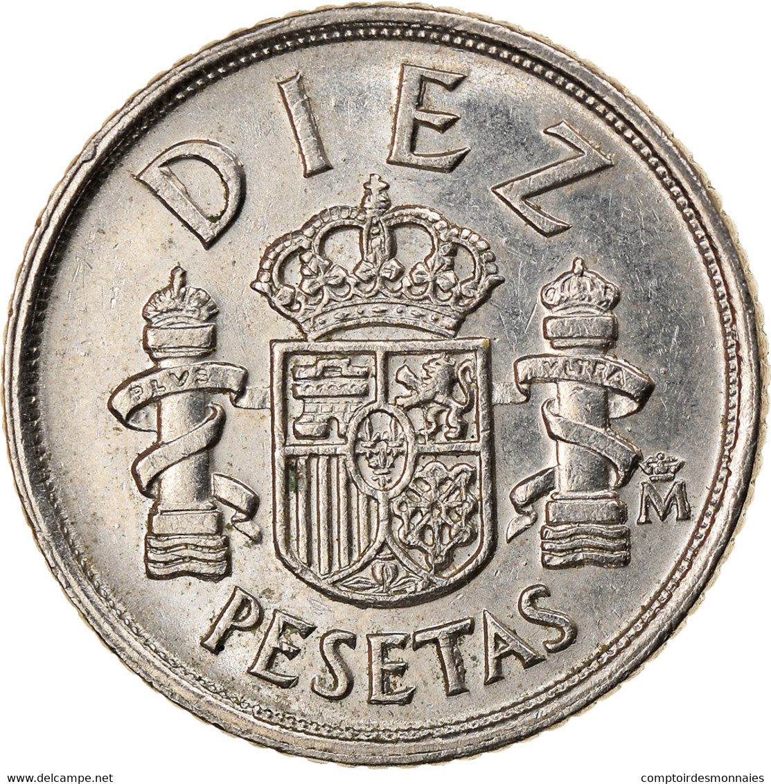 Monnaie, Espagne, Juan Carlos I, 10 Pesetas, 1983, Madrid, TTB+, Copper-nickel - 10 Pesetas