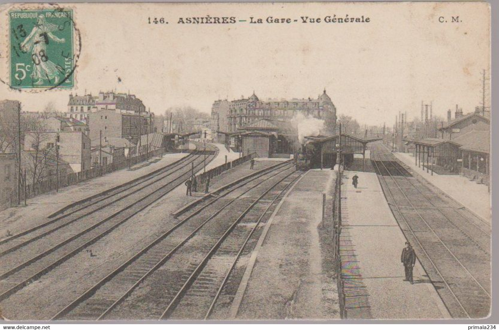 ASNIERES SUR SEINE - LA GARE - Asnieres Sur Seine