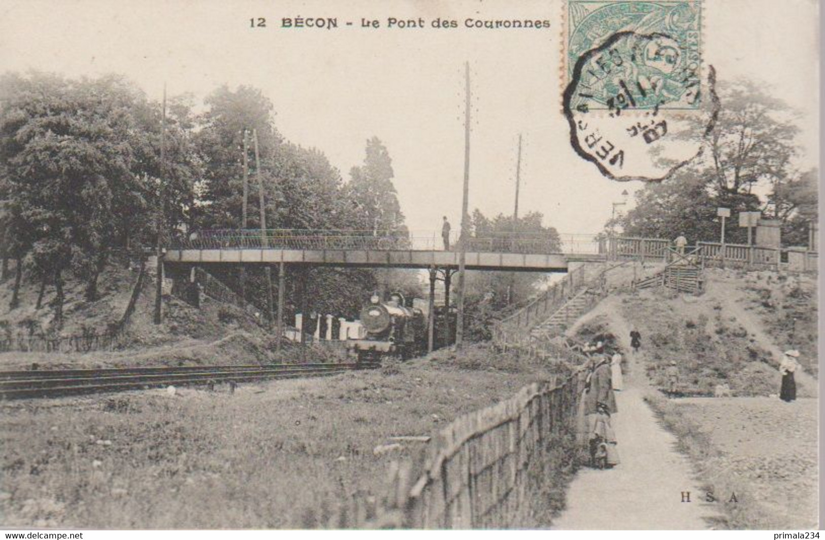 BOIS COLOMBES - BECON LES BRUYERES - LE PONT DES COURONNES - Asnieres Sur Seine