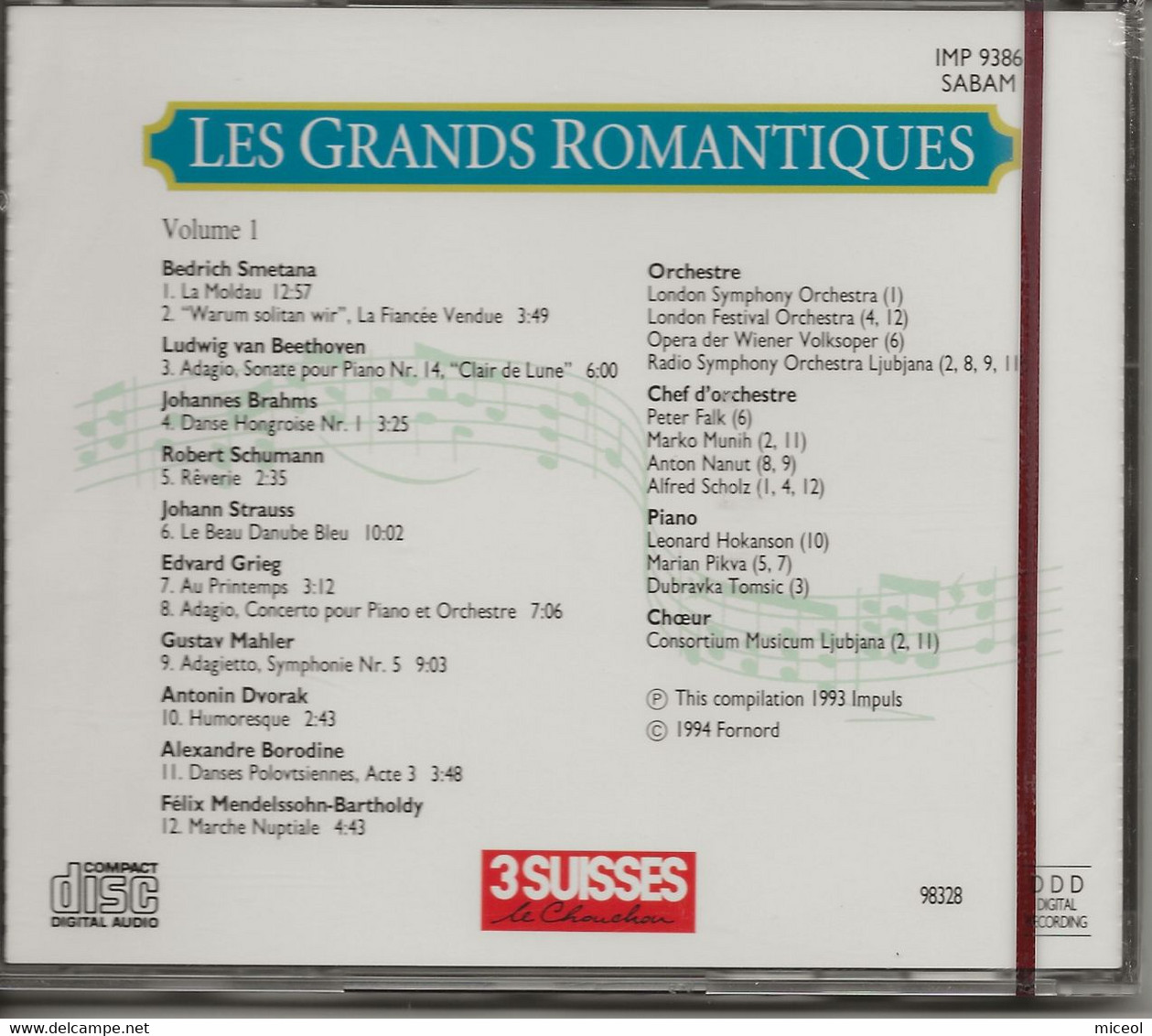 LES GRANDS ROMANTIQUES - CD NEUF - World Music