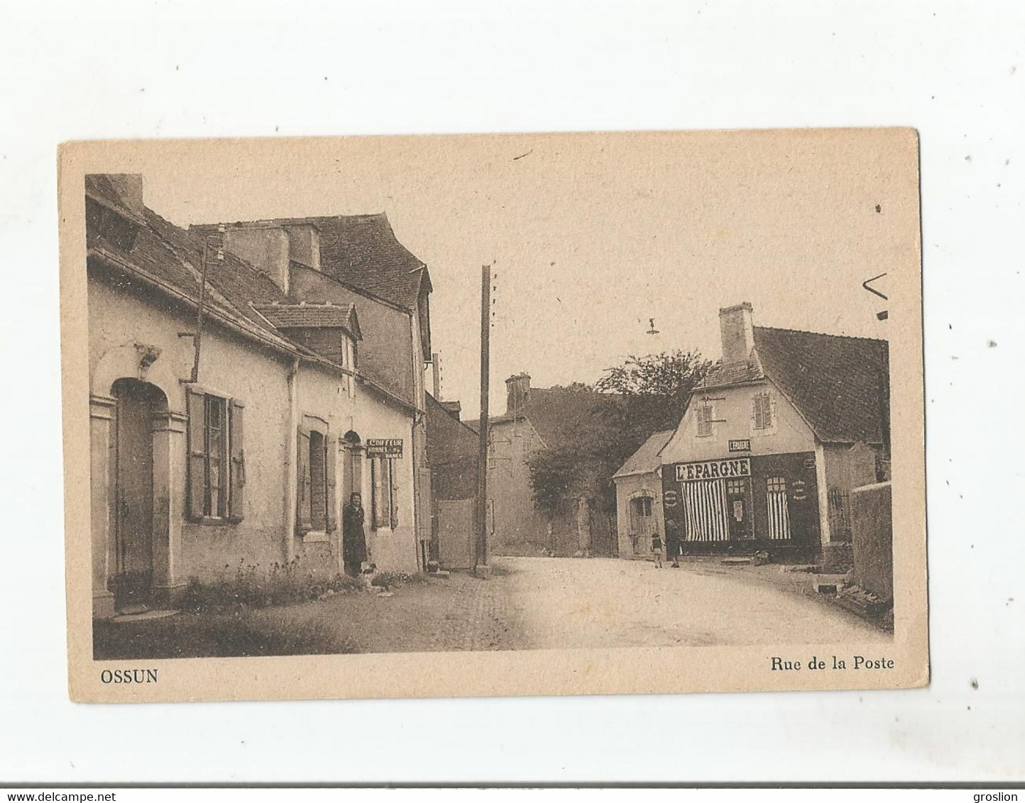 OSSUN RUE DE LA POSTE  (MAGASIN L'EPARGNE ET COIFFEUR) - Ossun