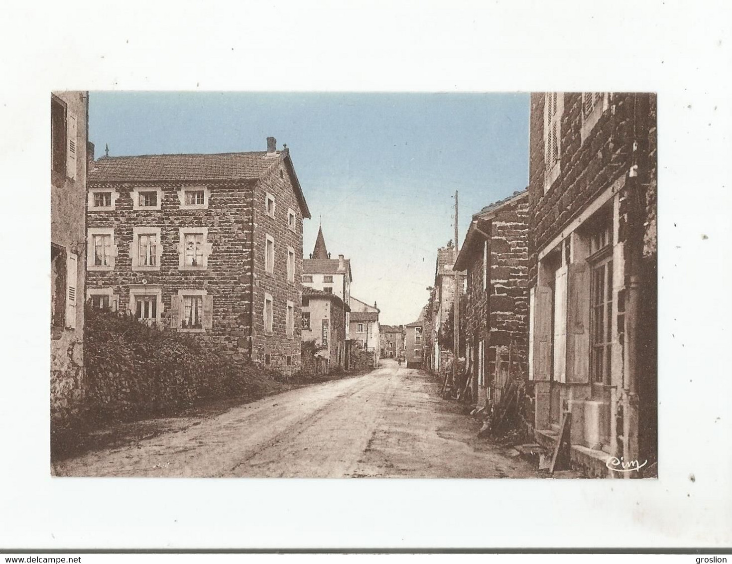 LOUDES (HAUTE LOIRE) BORUE RUE DE LACHENEAU - Loudes