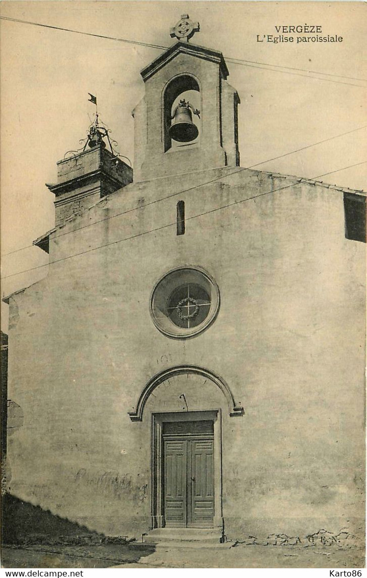 Vergèze * Vue Sur L'église Paroissiale - Vergèze