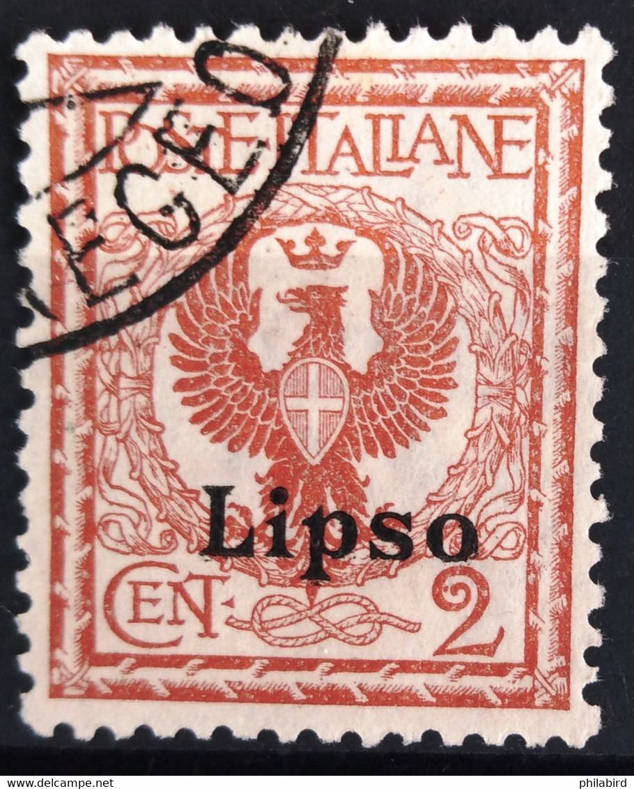 ITALIE Egée. Lipso                       N° 1                        OBLITERE - Egée (Lipso)