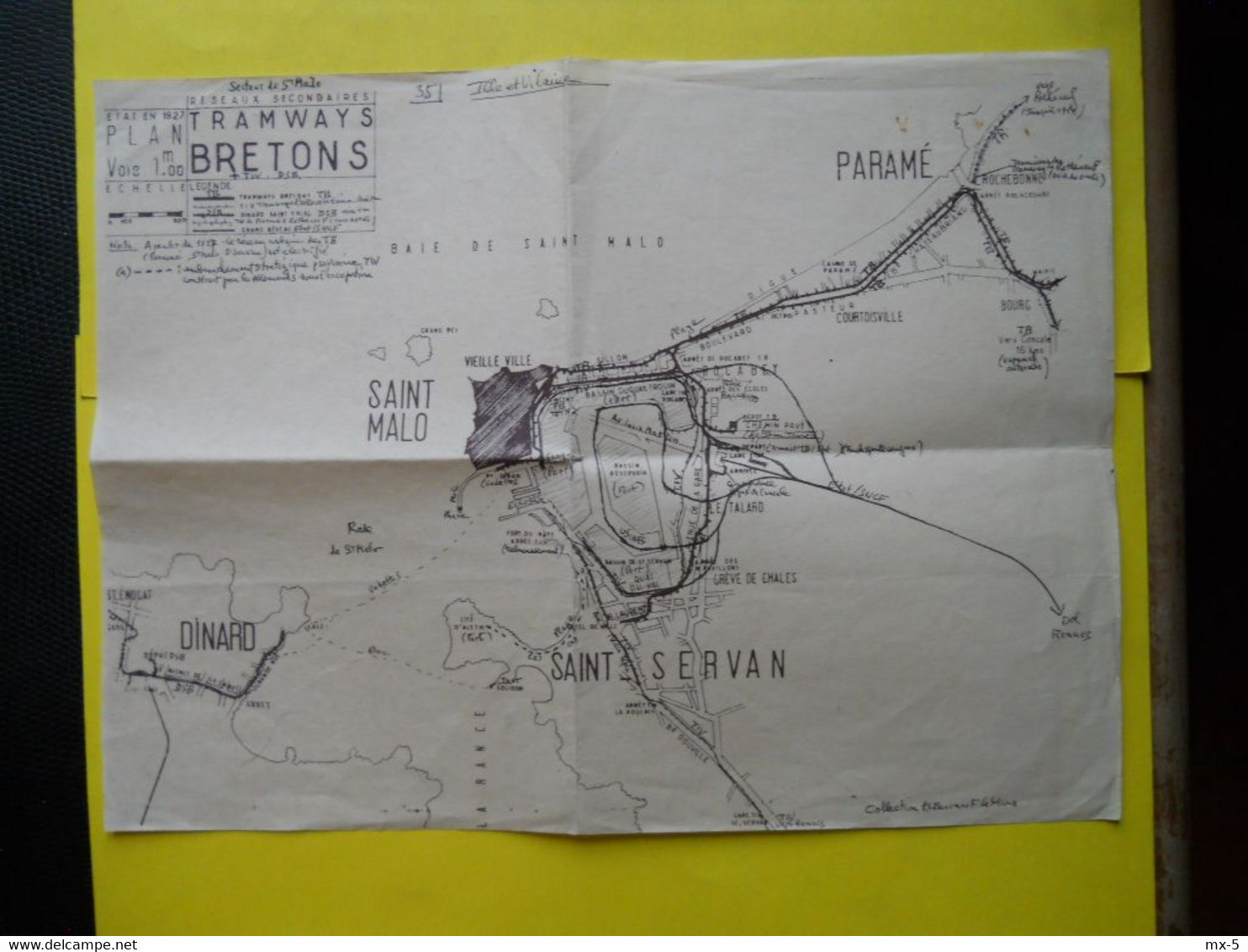 Plan Tramways Bretons + TIV ;DSB - Europe