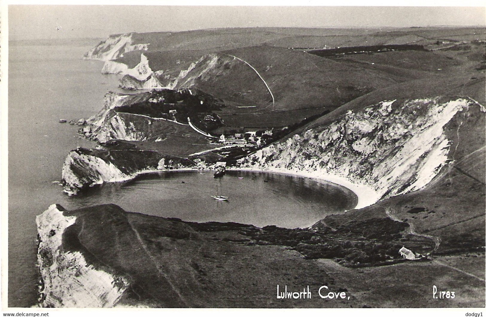 LULWORTH COVE, DORSET, ENGLAND. Circa 1954 USED POSTCARD C1 - Swanage