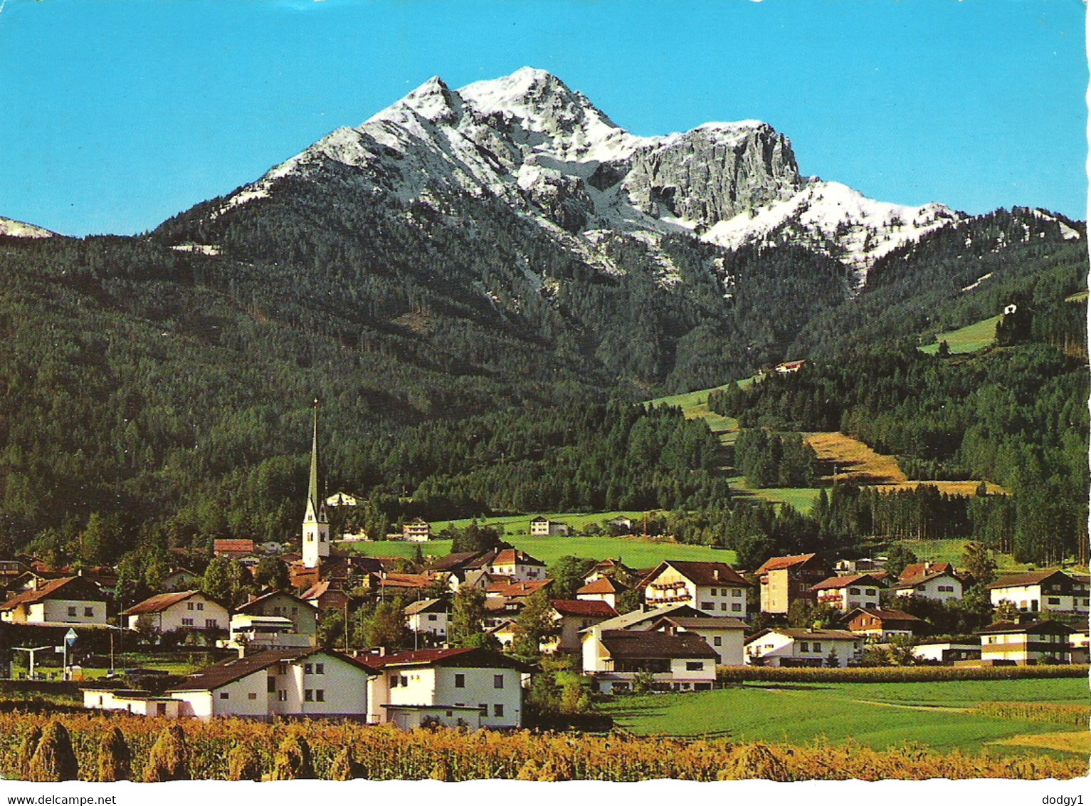 MUTTERS, TIROL, AUSTRIA. Circa 1982 USED POSTCARD C5 - Mutters