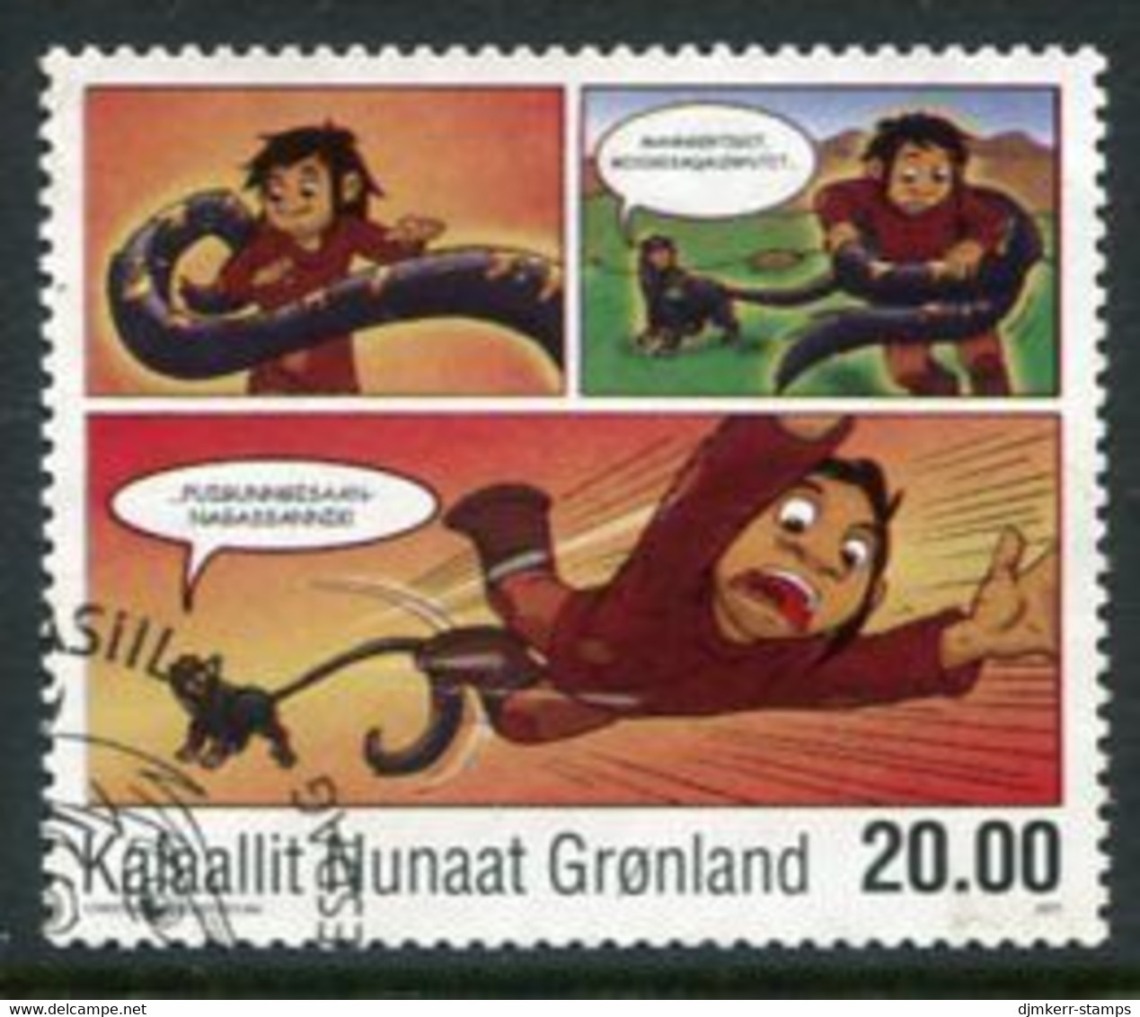 GREENLAND 2011 Comics III 20.00 Kr. Used.  Michel 589 - Oblitérés