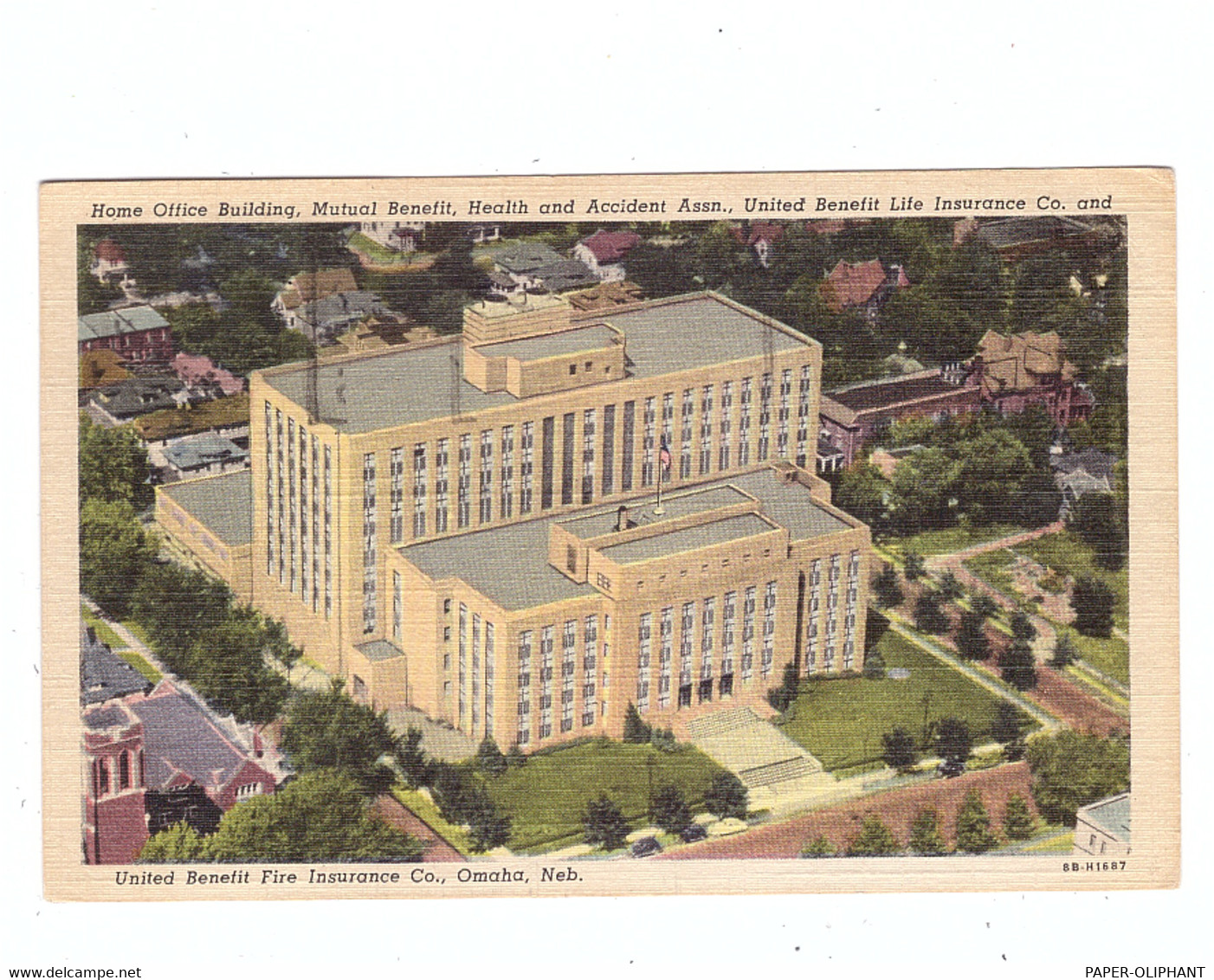 USA - NEBRASKA - OMAHA, Benefit Insurance Building, 1949 - Omaha