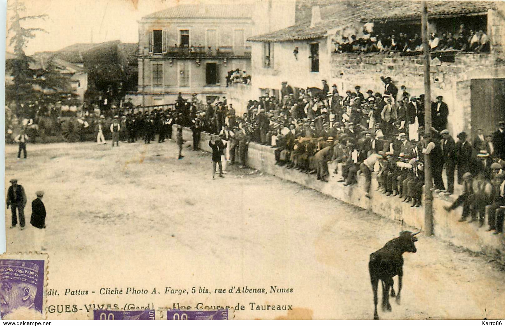 Aigues Vives * Une Course De Taureaux * Fête Locale * Vachette - Aigues-Vives