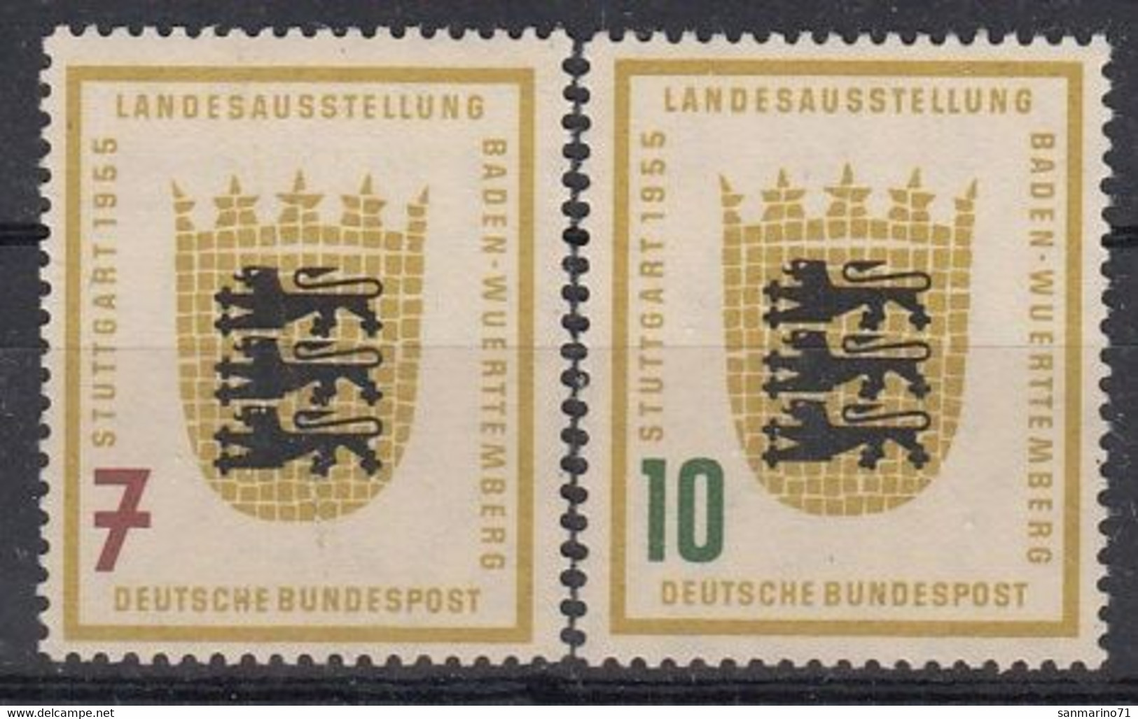 GERMANY Bundes 212-213,unused - Ungebraucht