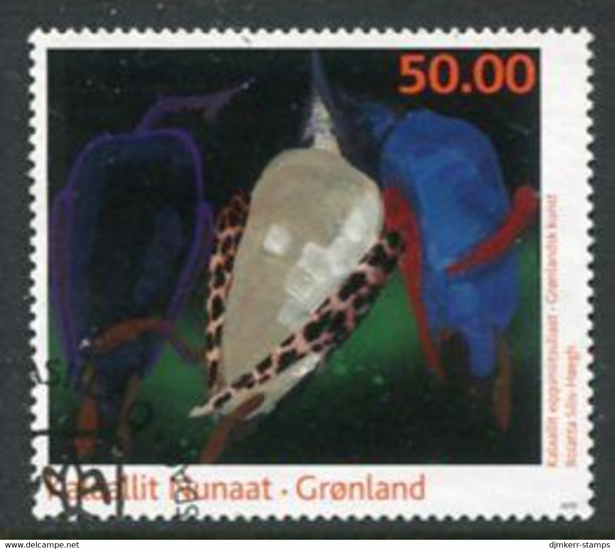 GREENLAND 2010 Contemporary Art IV 50 Kr. Used,  Michel 553 - Used Stamps