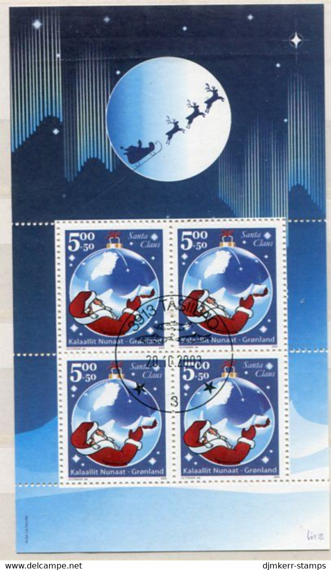 GREENLAND 2003 Santa Claus Of Greenland Block  Used.  Michel Block 26 - Blocks & Sheetlets