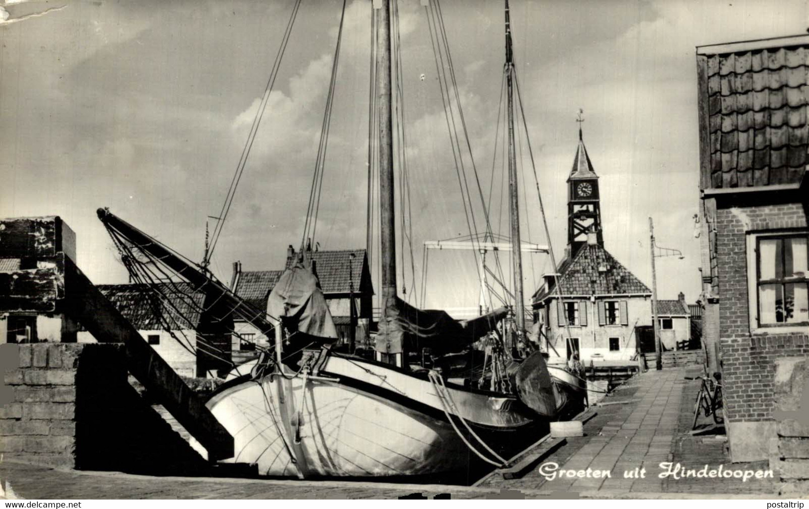 Groeten Uit Hindeloopen Boot   Friesland    HOLLAND HOLANDA NETHERLANDS - Hindeloopen