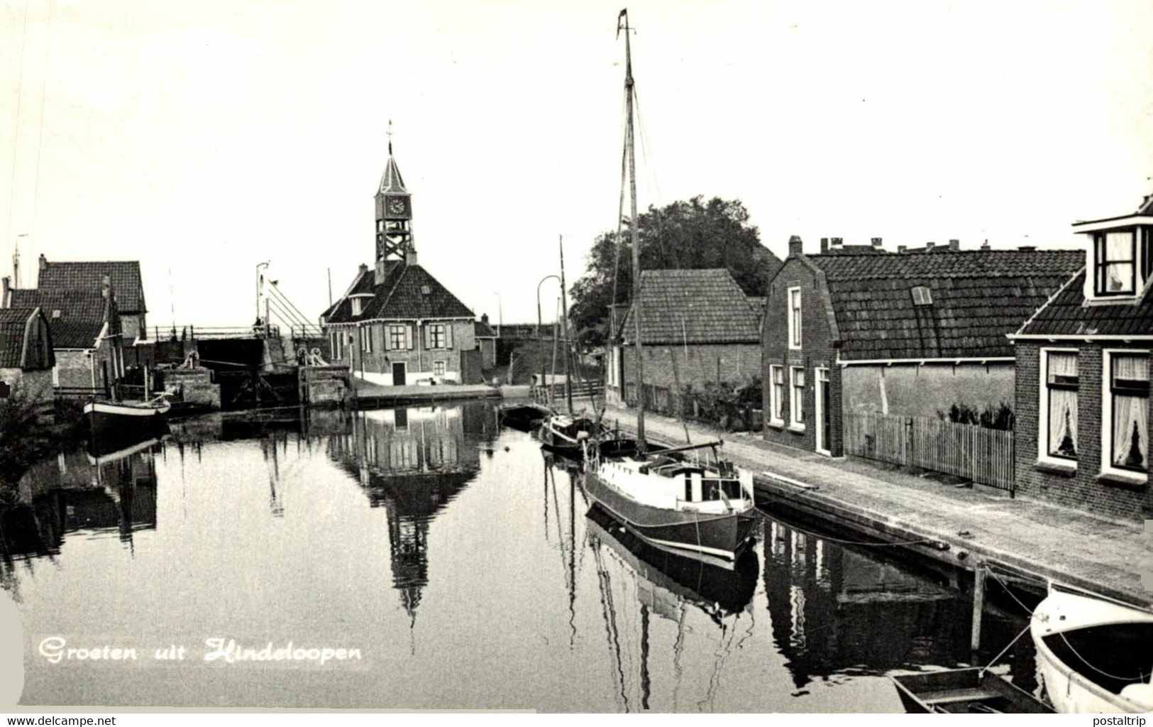 Groeten Uit Hindeloopen Boot Kanaal   Friesland    HOLLAND HOLANDA NETHERLANDS - Hindeloopen