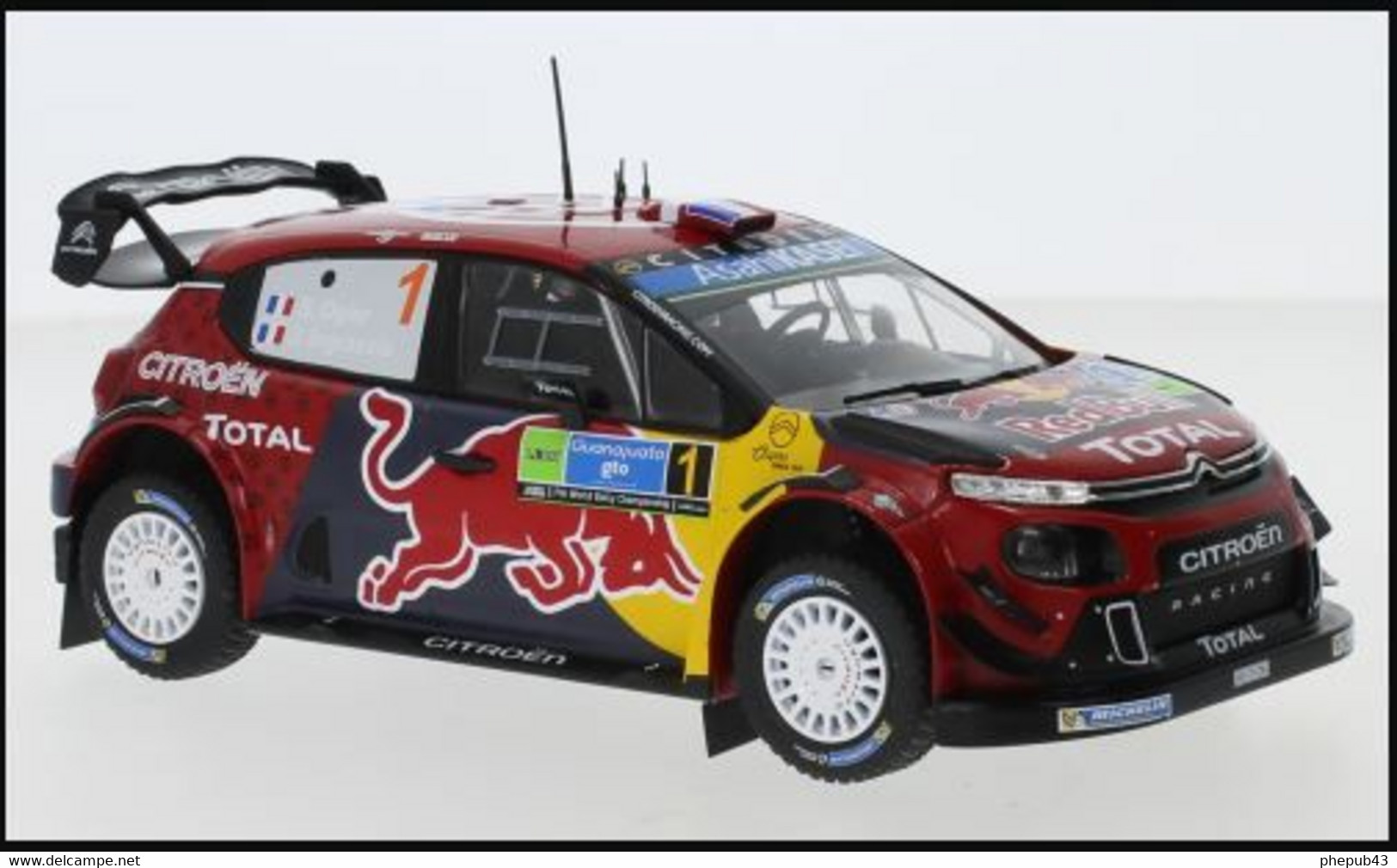 Citroën C3 WRC - Red Bull - Sébastien Ogier/Julien Ingrassia - Rallye Mexico 2019 #1 - Ixo (1:24) - Altri & Non Classificati