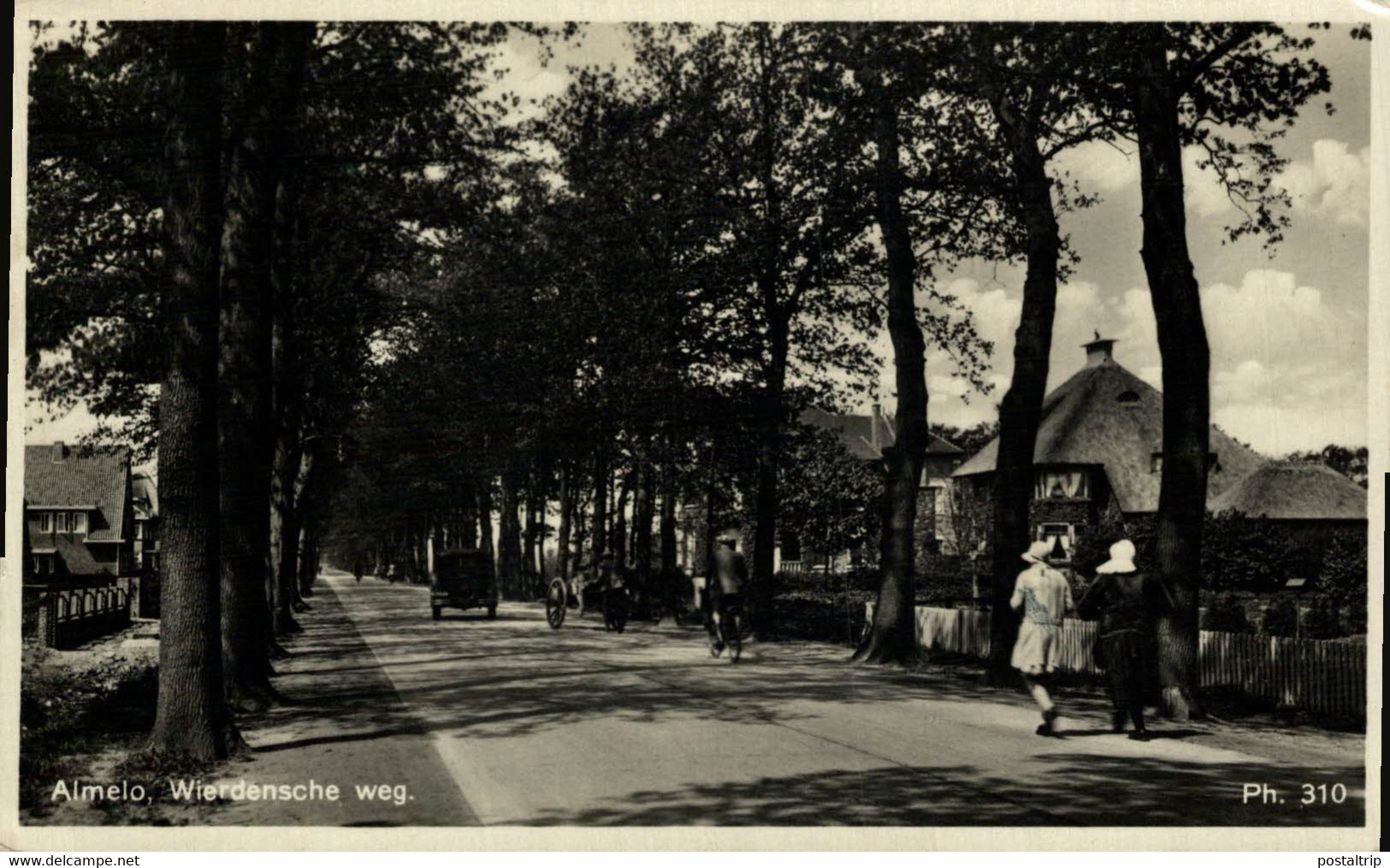 ALMELO Wierdensche Weg Wierdenschweg Mensen Menschen  Auto Fiets Overijssel  HOLLAND HOLANDA NETHERLANDS - Almelo