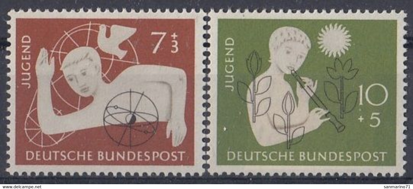 GERMANY Bundes 232-233,unused - Ungebraucht