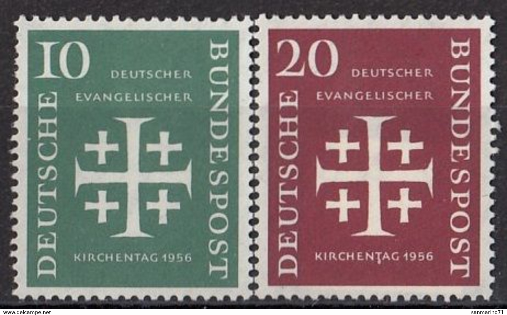 GERMANY Bundes 235-236,unused - Ungebraucht