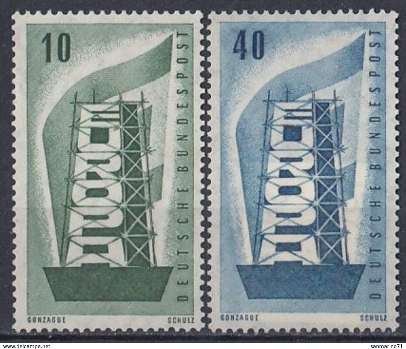 GERMANY Bundes 241-242,unused - Ungebraucht