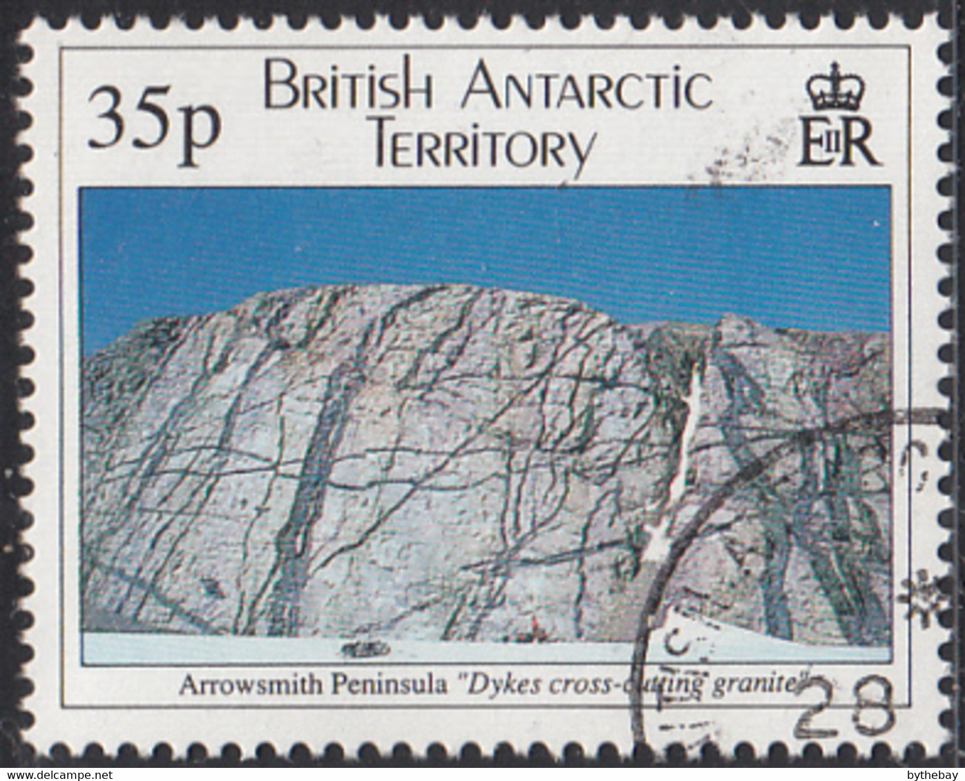 British Antarctic Territory 1995 Used Sc #232 35p Arrowsmith Peninsula - Oblitérés