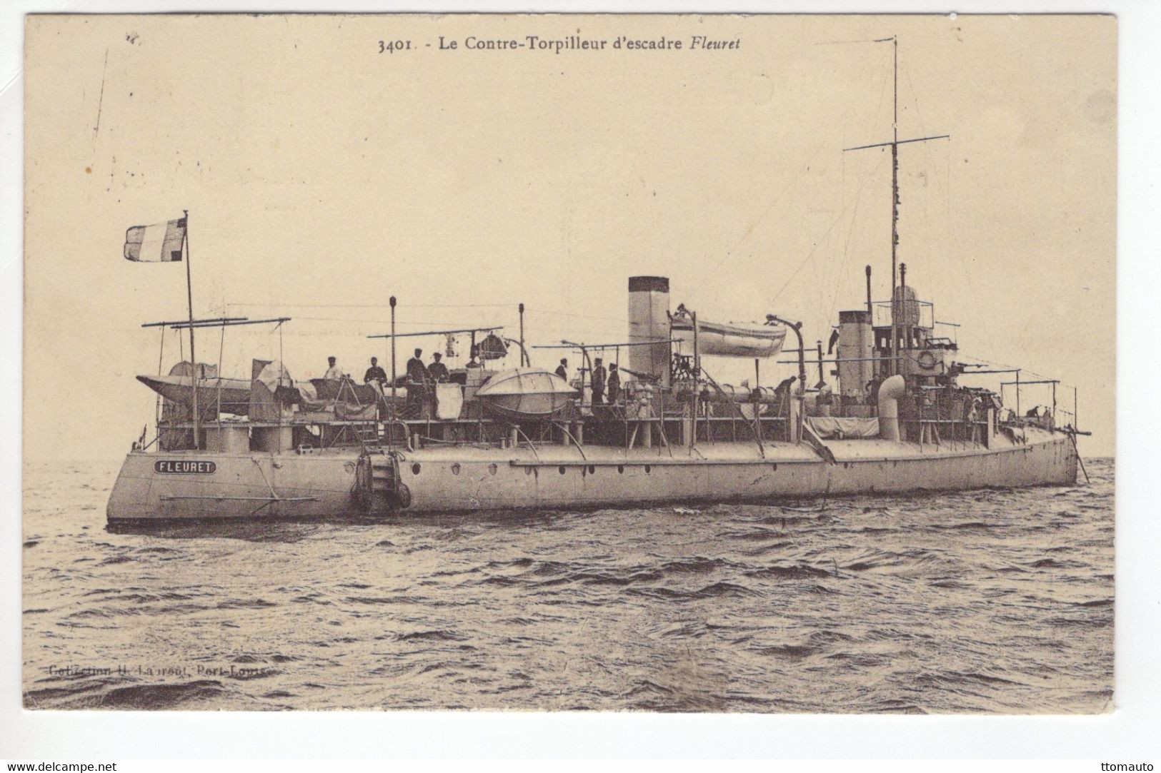 'Fleuret'  -  Le Contre-Torpilleur D'Escadre   -  Marine Nationale Francaise   -    Carte Postale - Oorlog