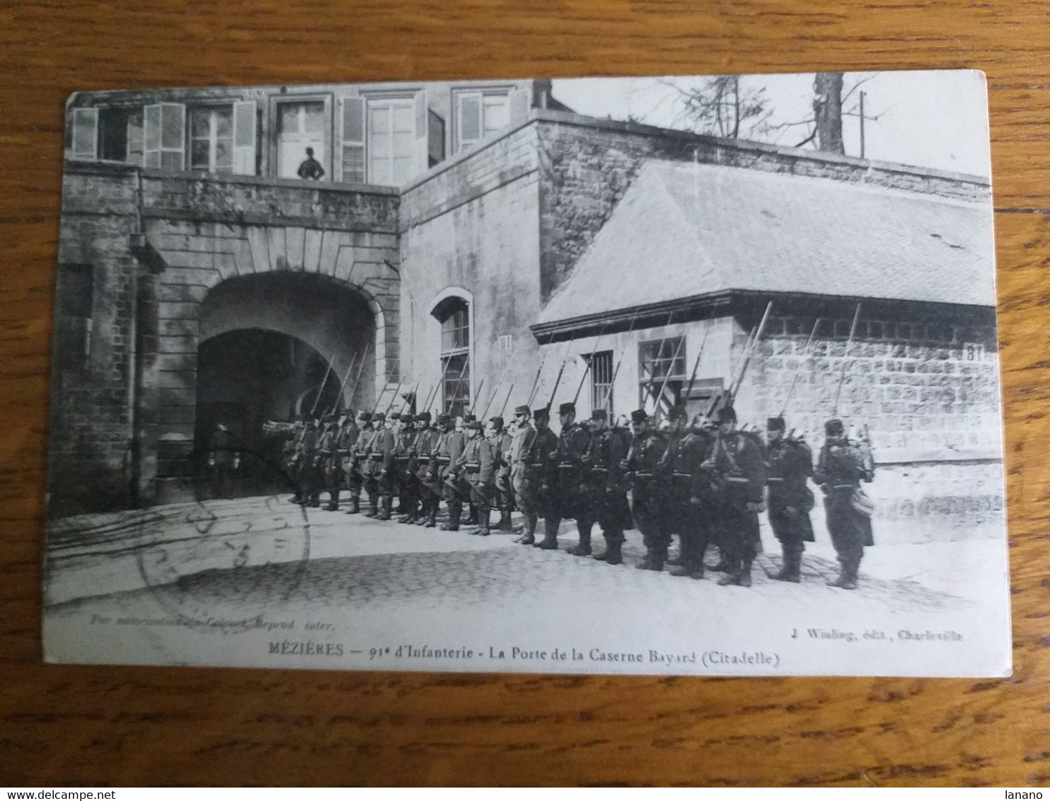 MEZIERES 91e  D'Infanterie La Porte De La Caserne Bayard - Regiments