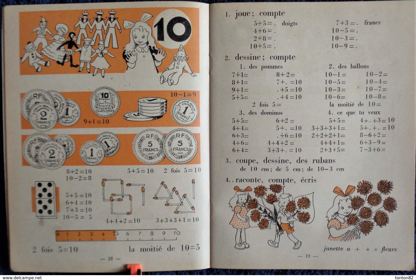 U. Coux - M.M. Deyres - Pour Compter Comme Les Grands - 1er Livre De Calcul - Charles-Lavauzelle & Cie, éditeurs - 1950 - 0-6 Ans