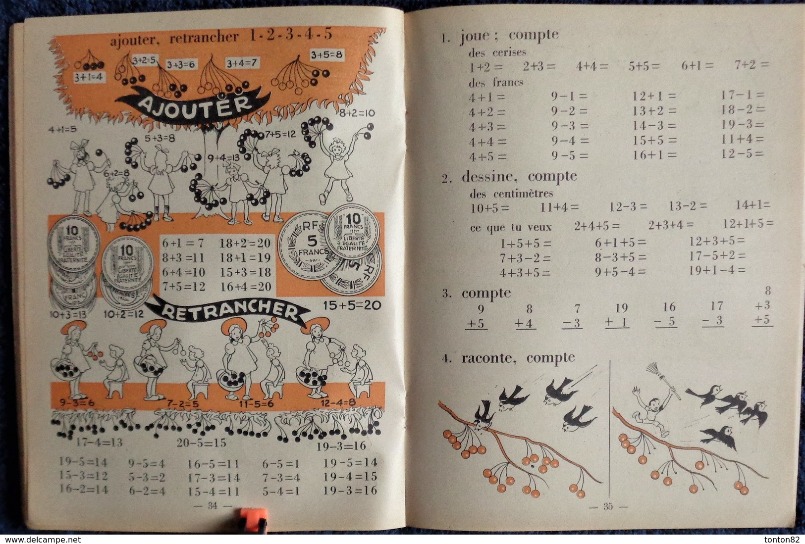 U. Coux - M.M. Deyres - Pour Compter Comme Les Grands - 1er Livre De Calcul - Charles-Lavauzelle & Cie, éditeurs - 1950 - 0-6 Jaar