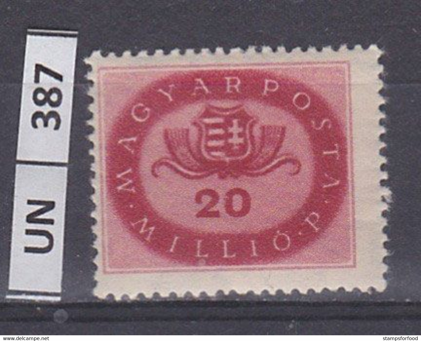 UNGHERIA       1946	Stemma 20 Mil Nuovo Ling - Unused Stamps