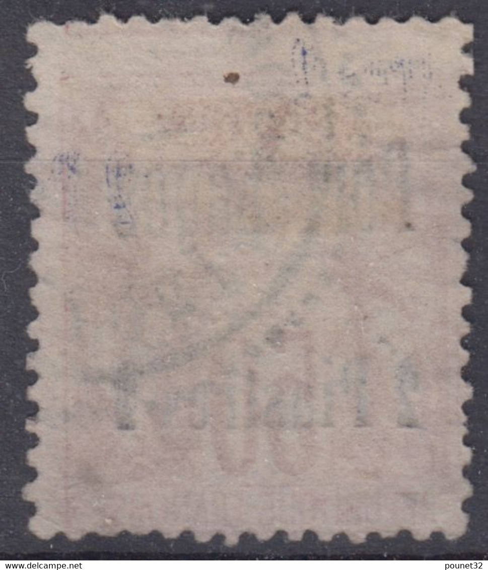 PORT LAGOS : SAGE 50c SURCHARGE N° 5 OBLITERATION CHOISIE - COTE 110 € - Used Stamps