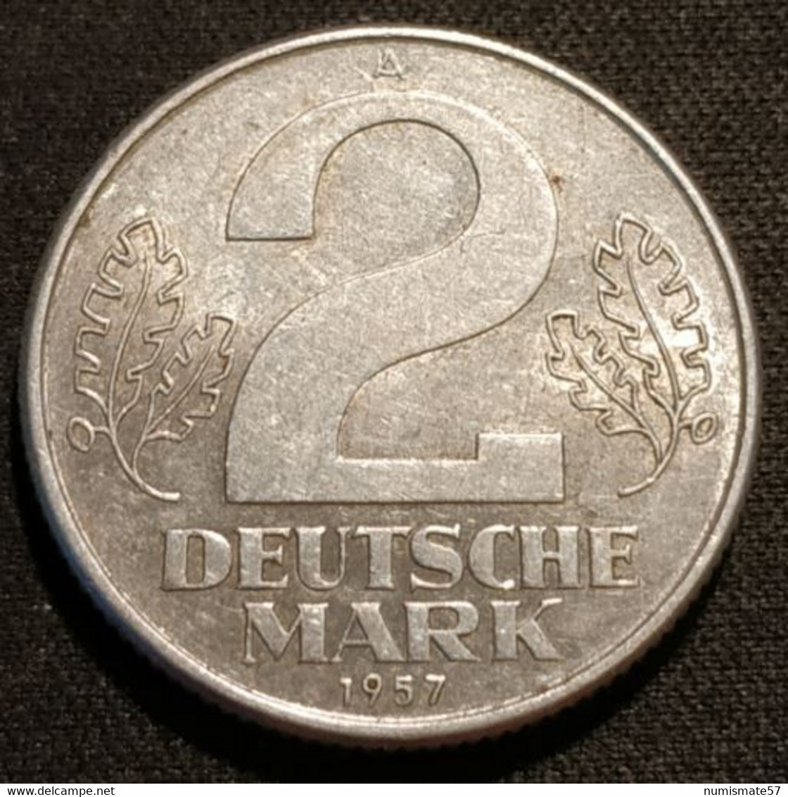 RDA - ALLEMAGNE - GERMANY - 2 DEUTSCHE MARK 1957 A - KM 14 - 2 Mark