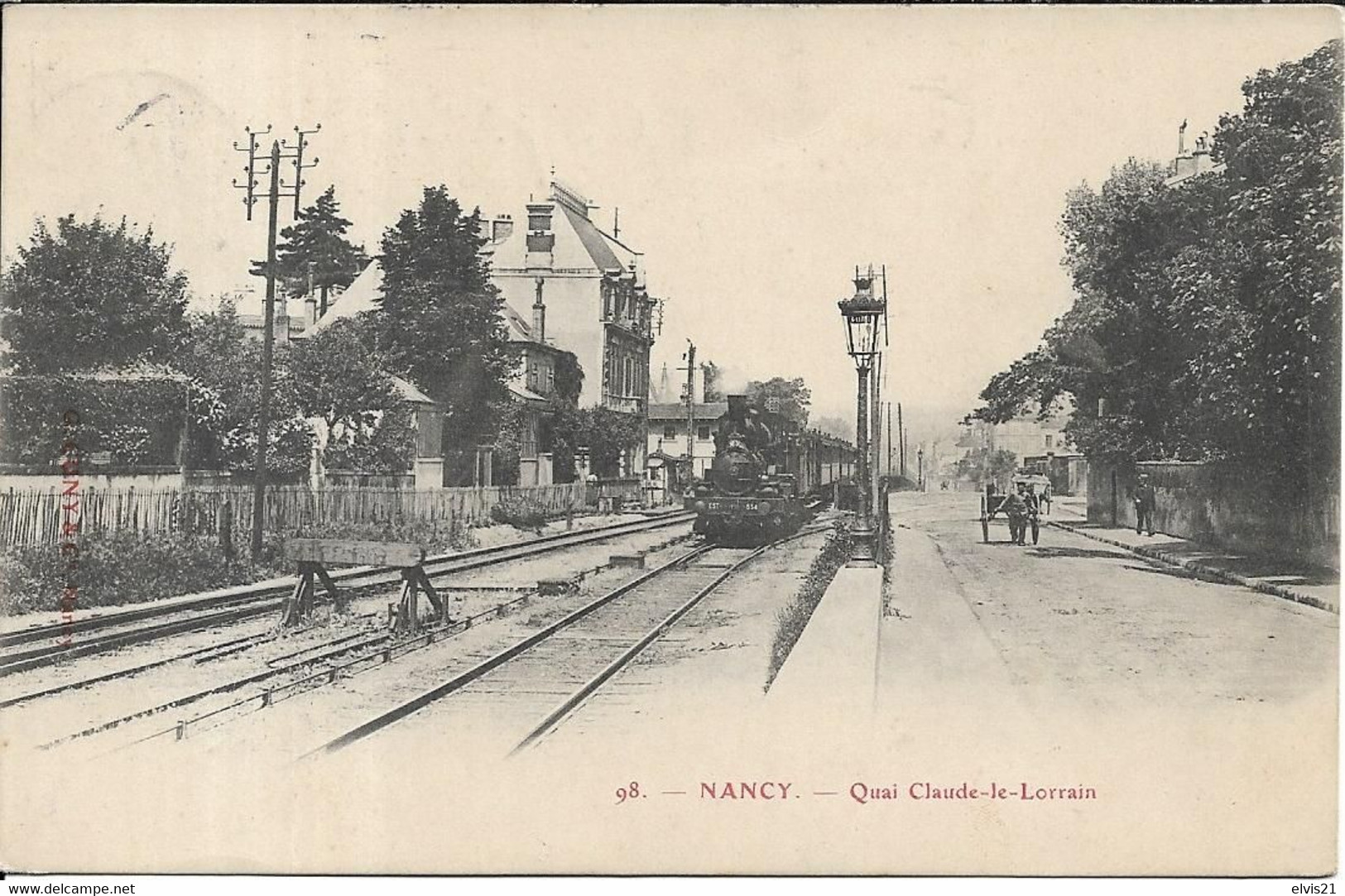 NANCY La Gare.Quai Claude Le Lorrain - Nancy