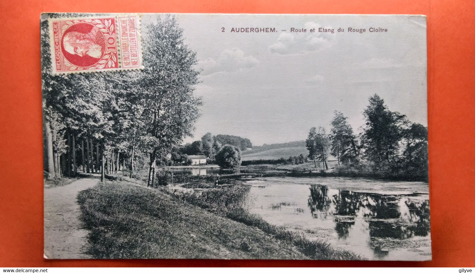 CPA. Auderghem.Route Et étang Du Rouge Cloître.   ( R1.826) - Oudergem - Auderghem