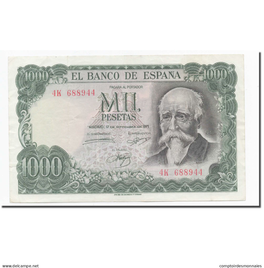 Billet, Espagne, 1000 Pesetas, 1971, 1971-09-17, KM:154, SUP - 1000 Peseten