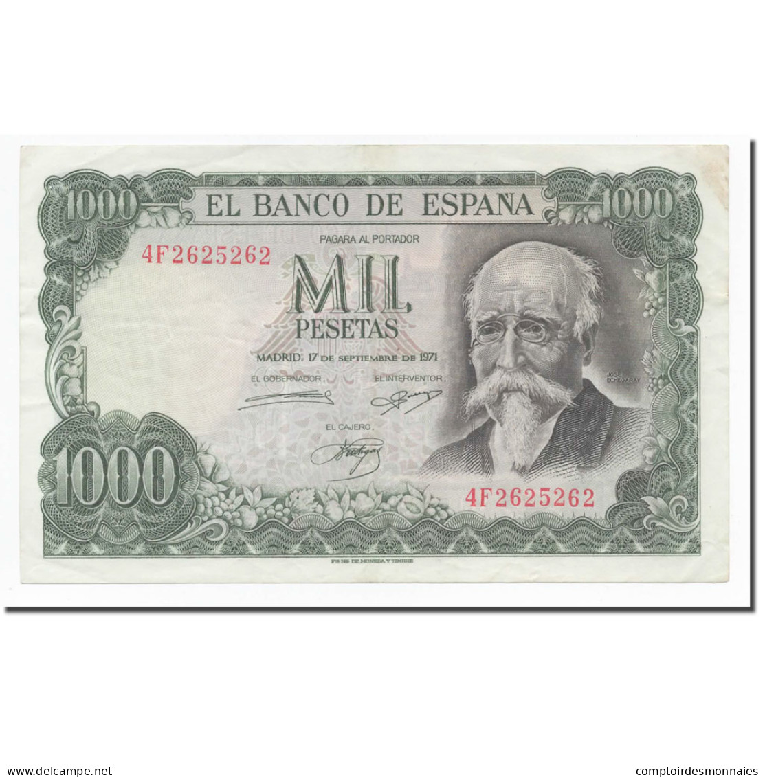 Billet, Espagne, 1000 Pesetas, 1971, 1971-09-17, KM:154, TTB+ - 1000 Peseten