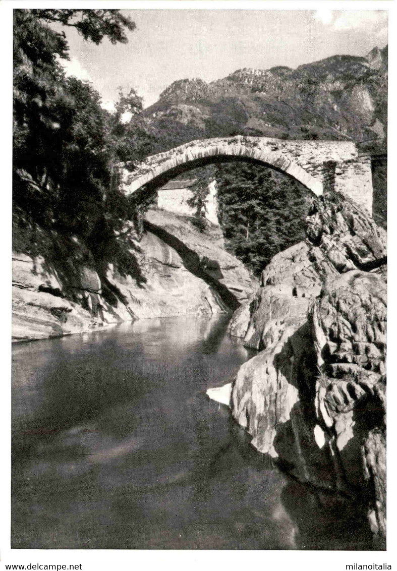 Azione Pro Oratorio - Tenero: Vecchia Ponte In Val Verzasca (b) - Tenero-Contra