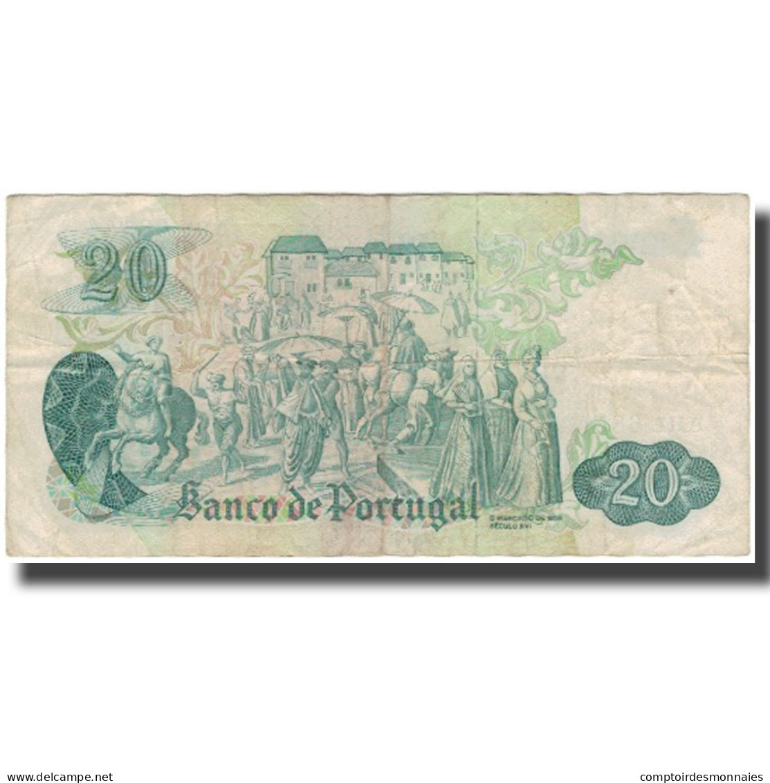 Billet, Portugal, 20 Escudos, 1971, 1971-07-27, KM:173, TB+ - Portugal