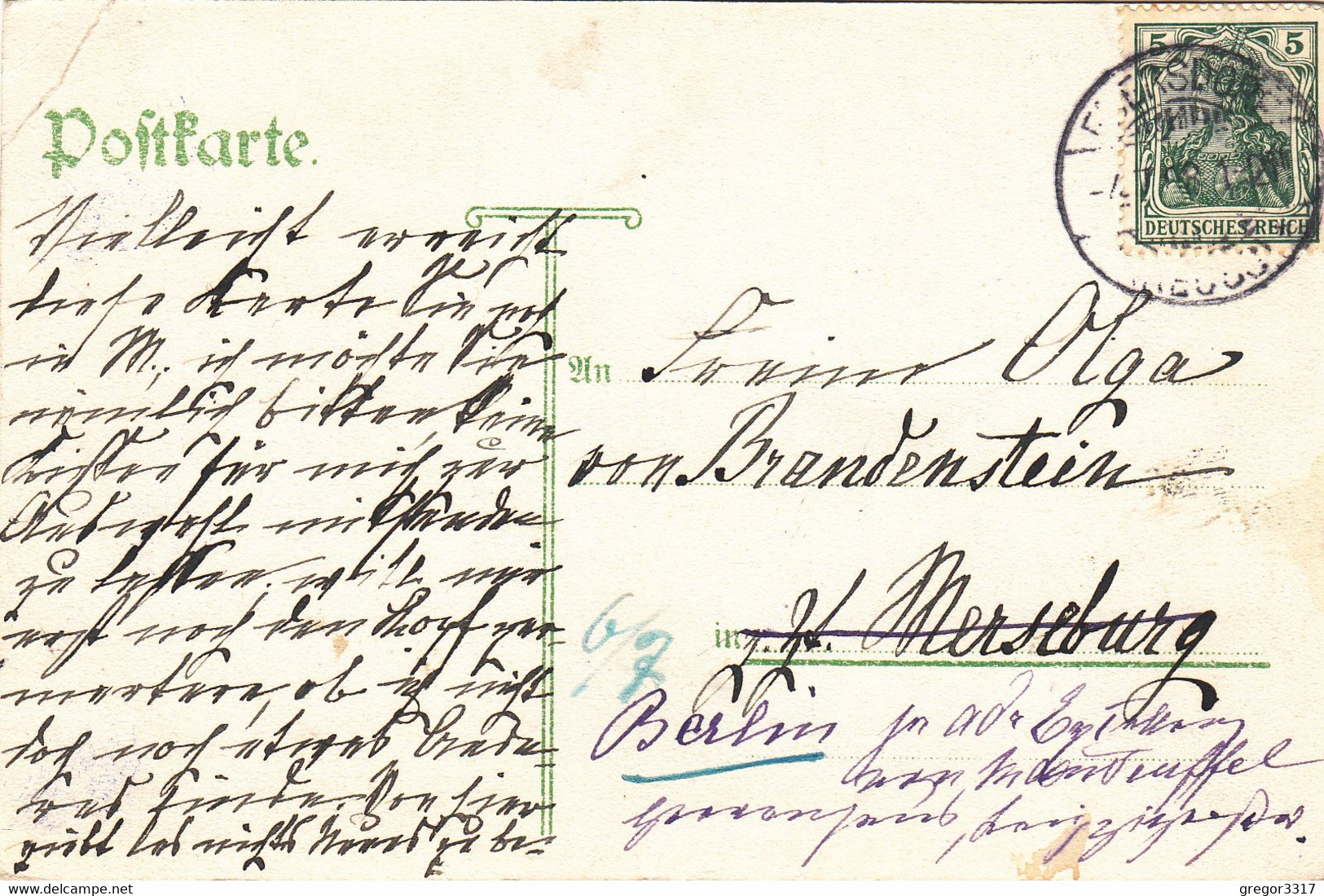 4384) GRUSS Aus EBERSDORF Reuß - Sommerfrische Fürst. Schloß - TolleLITHO 1908 - Ebersdorf