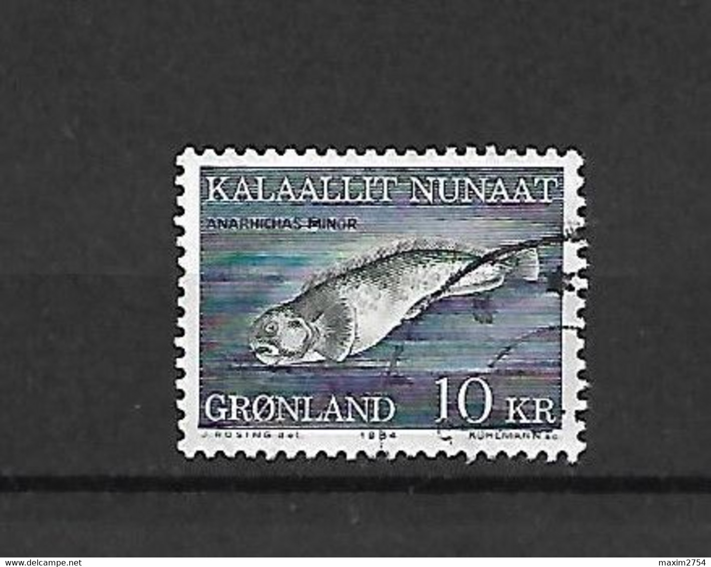 GROENLANDIA - 1984 - N. 136/38 - N. 139 - N. 140 - N. 141 - N. 142 USATI (CATALOGO UNIFICATO) - Other & Unclassified