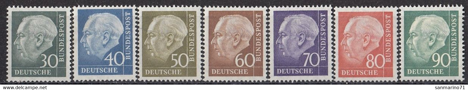 GERMANY Bundes 259-265,unused - Ungebraucht
