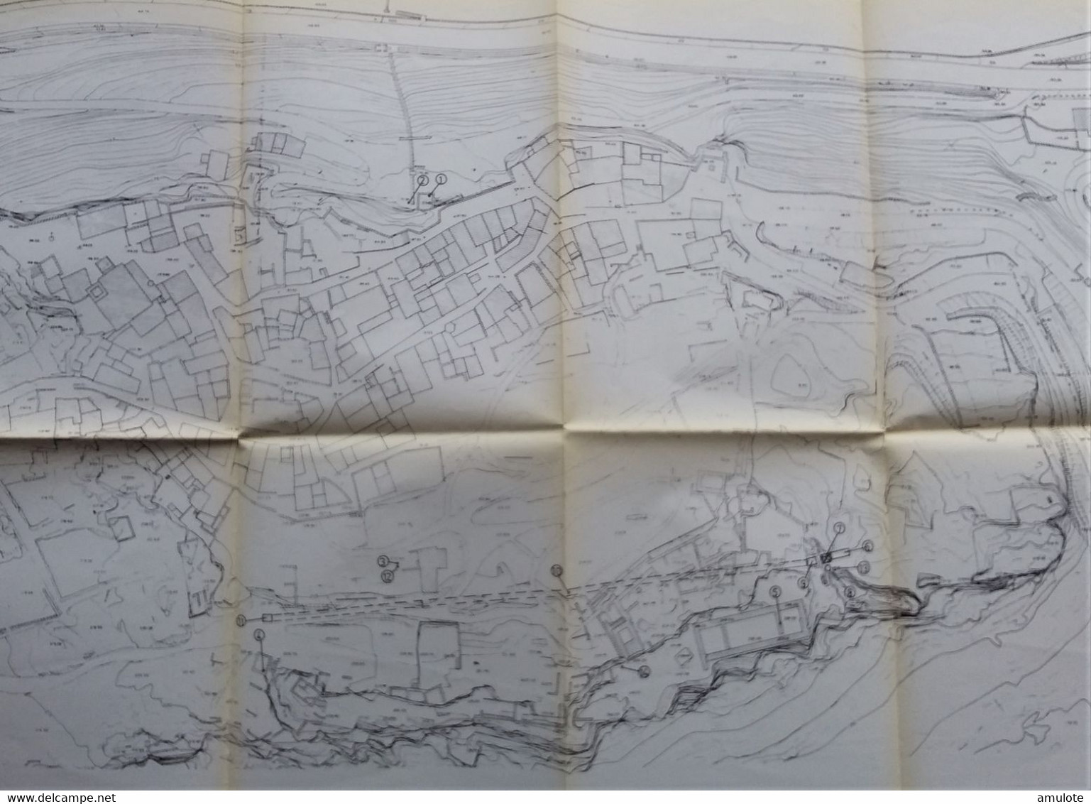 13520 Les Baux-de-Provence Lot De 4 Plans Dépliants : Réseaux Téléphoniques Souterrains Et  Aménagement 1986 - Opere Pubbliche