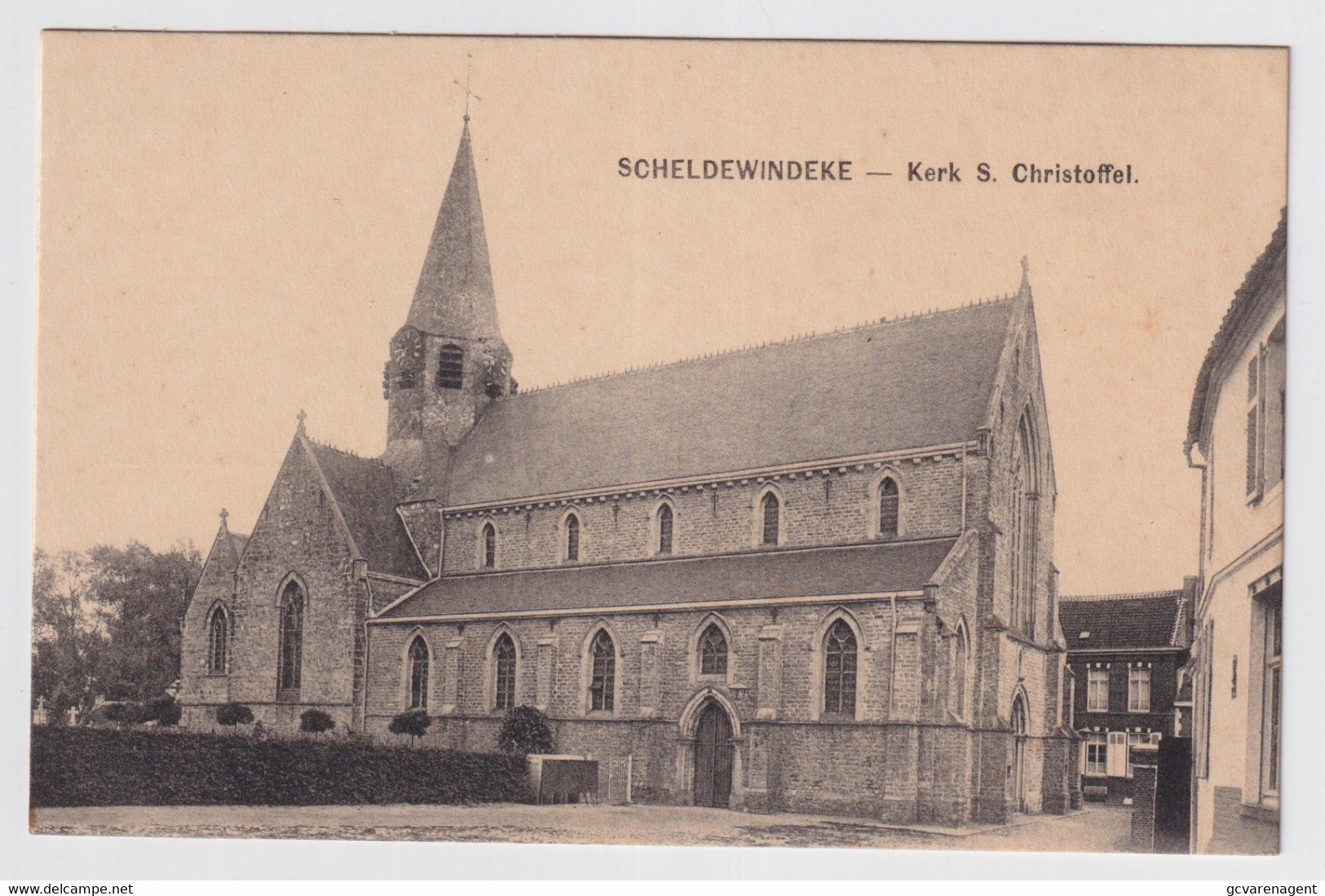 SCHELDEWINDEKE  KERK  S.CHRISTOFFEL - Oosterzele