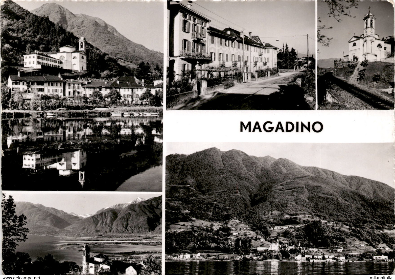 Magadino - 5 Bilder * 22. 4. 1956 - Magadino