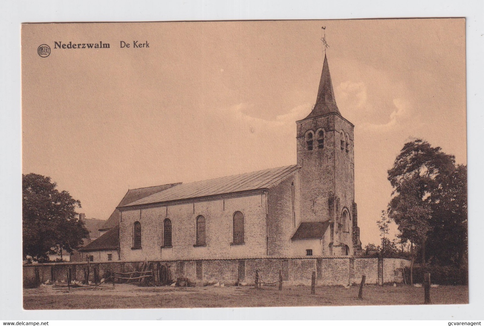 NEDERZWALM  DE KERK - Zwalm