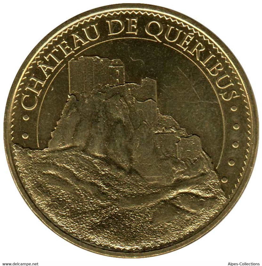 11-2132 - JETON TOURISTIQUE MDP - Château De Quéribus Et Son Rocher - 2015.3 - 2015