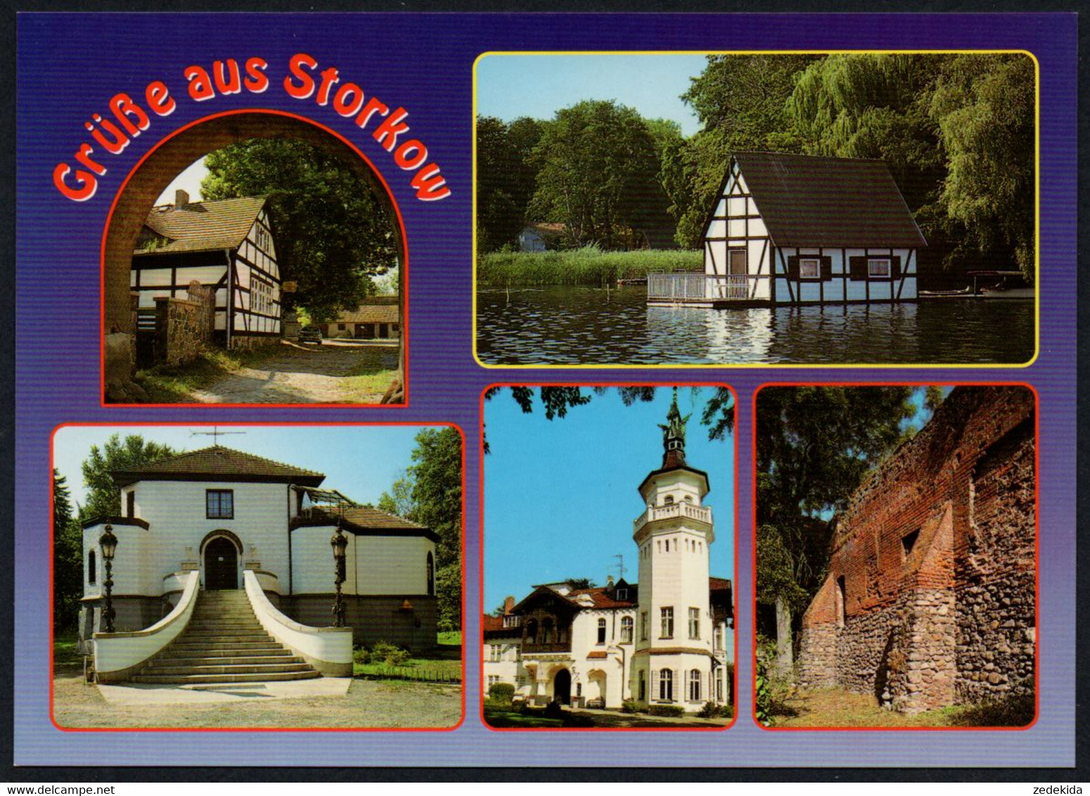 F0975 - TOP Storkow - Bild Und Heimat Reichenbach Qualitätskarte - Storkow