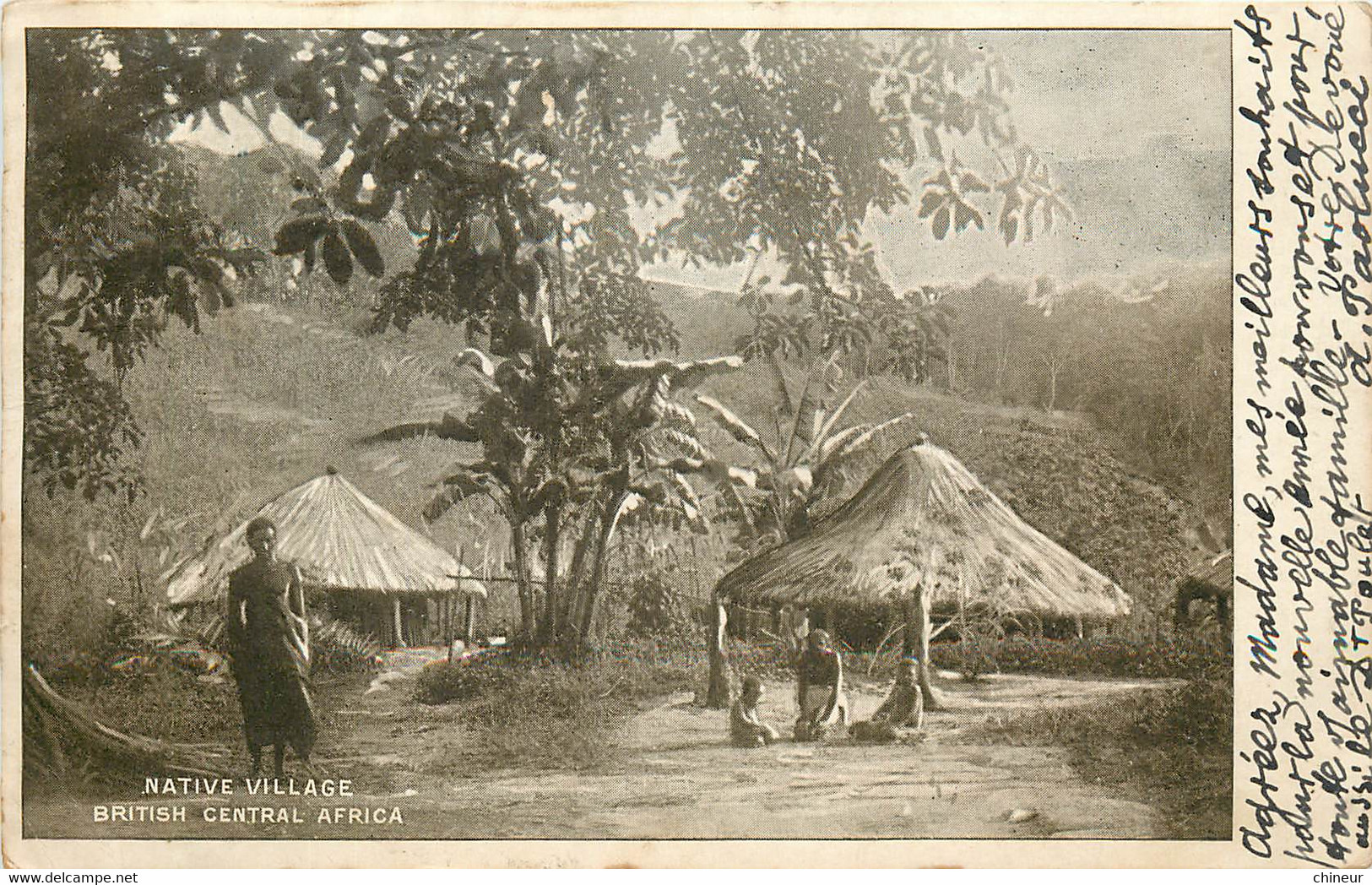 AFRIQUE ZAMBIE NATIVE VILLAGE BRITISH CENTRAL AFRICA - Zambia