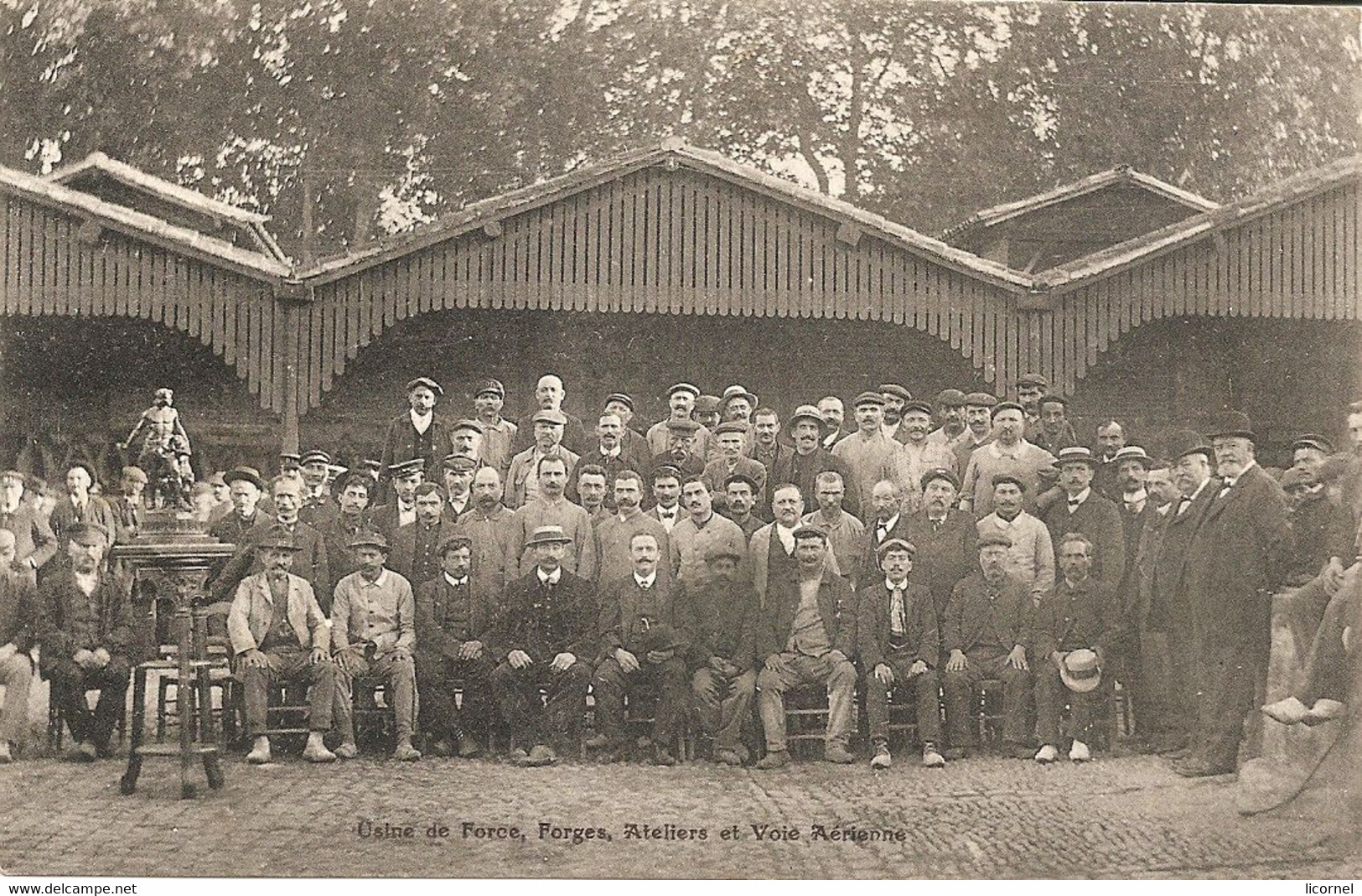 TOULOUSE FETE DE FAMILLE DE FIRMIN PONS A L ADMINISTRATION DES TRAMWAYS  EN 1910  FORGES ATELIERS ET VOIE AERIENNE - Toulouse