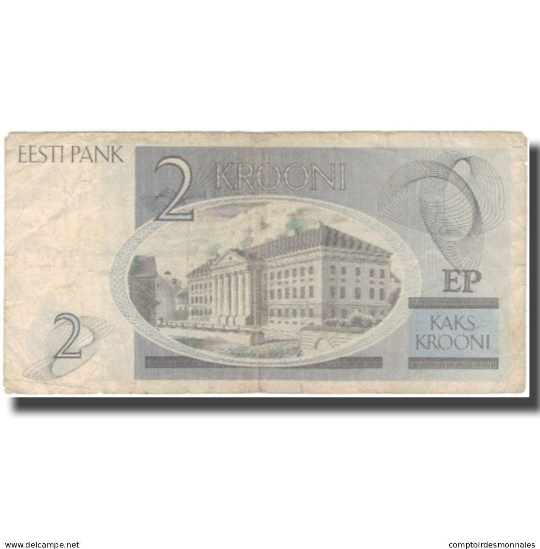 Billet, Estonia, 2 Krooni, 1992, KM:70a, TB - Estland